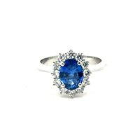 Anello Cianfrone Gioielli Donna in Oro Zaffiro 1.62 Ct ANOR-39-198 - ANOR-39-198